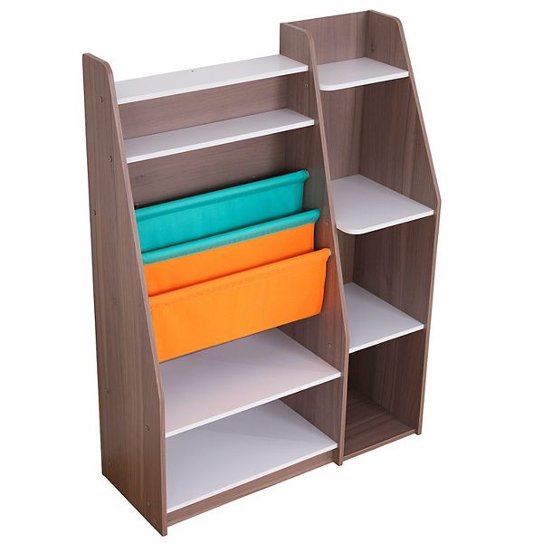 KidKraft Pocket Storage Bookshelf - Gray