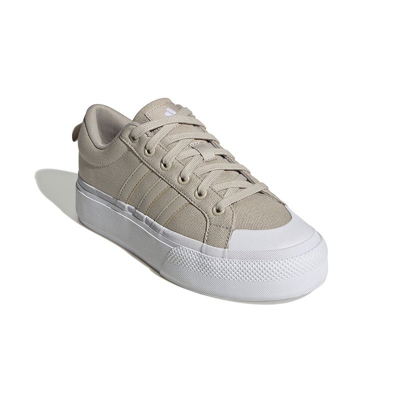 UPC 196465758119 product image for Women's adidas Bravada 2.0 Platform Lifestyle Shoes, Size: 8.5, Beige White | upcitemdb.com