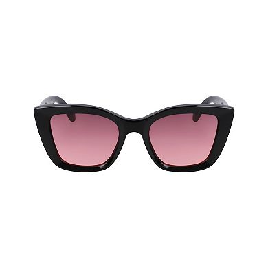 Women's DRAPER JAMES RSVP™ DJ9013 52mm Rectangle Cat Eye Sunglasses