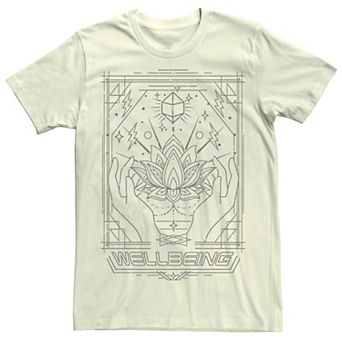 Men's Wellbeing Geometric Lines Tee