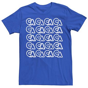 Men's CA White Letters Tee