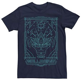 Men's Wellbeing Geometric Lines Tee