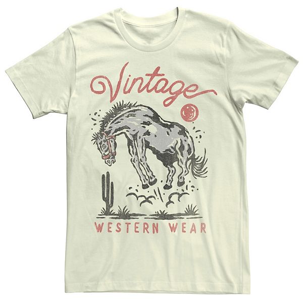 Men's Vintage Western Horse Tee