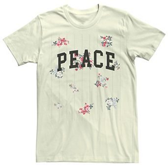 Men's Little Flowers Peace Tee