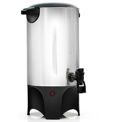 Elite Cuisine Pro Stainless Steel 40 Cup Office Coffee Urn