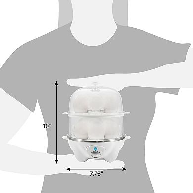 Elite Automatic 2-Tier Egg Cooker & Steamer