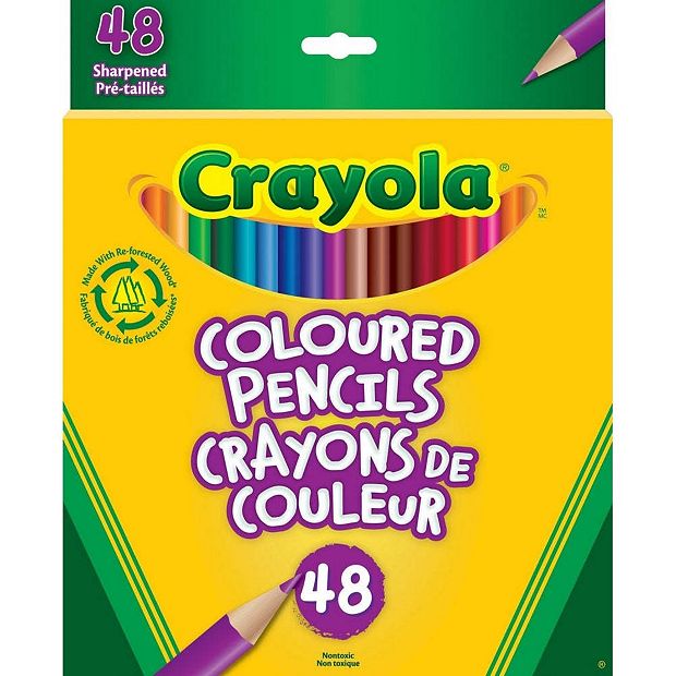 crayola pencil crayons