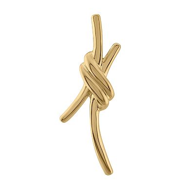 Simply Vera Vera Wang 10k Gold Fashion Knot Earrings