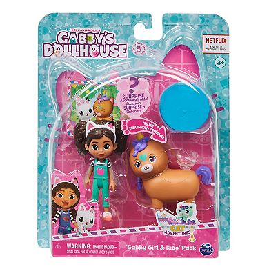 Spin Master Gabby's Dollhouse Gabby Girl and Kico the Kittycorn Toy Figures Pack