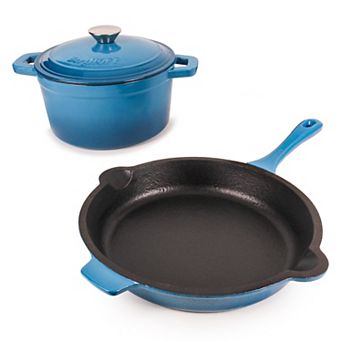 BergHOFF Neo 3 pc Cast-Iron Dutch Oven & Frypan Set