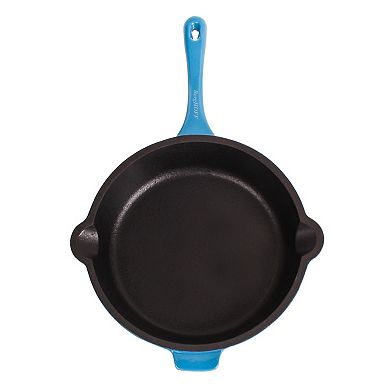 BergHOFF Neo 4-pc. Cast-Iron Grill Pan, Frypan & Dutch Oven Set