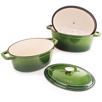 BergHOFF Neo 4-pc. 5-qt. & 8-qt. Cast-Iron Dutch Oven Set