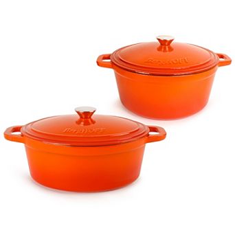 BergHOFF Neo 4 pc 5-qt & 8-qt Cast-Iron Dutch Oven Set
