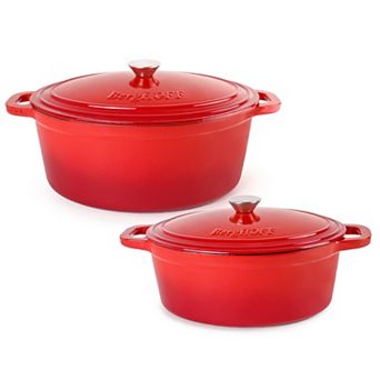 BergHOFF Neo 4 pc 5-qt & 8-qt Cast-Iron Dutch Oven Set