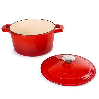 BergHOFF Neo 5-pc. Cast-Iron 3-qt. & 5-qt. Dutch Ovens & Frypan Set