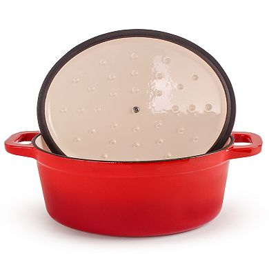 BergHOFF Neo 5-pc. Cast-Iron 5-qt. & 8-qt. Dutch Ovens & Frypan Set