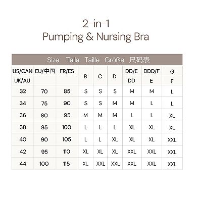 Bravado Designs 2-in-1 Pumping and Nursing Bra 11022BA