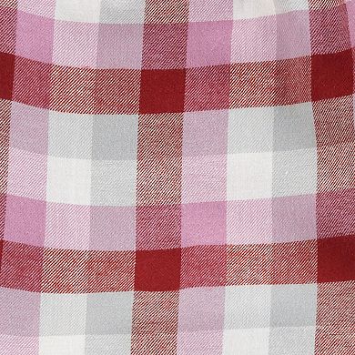 Baby Girl Carter's 2-Piece Plaid Top & Denim Overalls Set