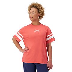 Louisville Cardinals Women's End Zone Boyfriend T-Shirt - Charcoal