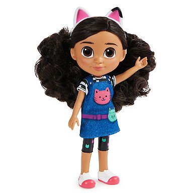 Spin Master Gabby's Dollhouse 8-inch Gabby Girl Doll (Travel Edition) with Accessories