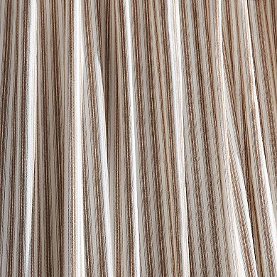 G.H. Bass & Co. Peak Stripe Backtab Ochre Set of 2 Window Curtain Panels