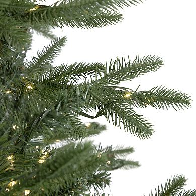 7.5' Pre-Lit Birch River Fir Artificial Christmas Tree Candlelight Clear Lights