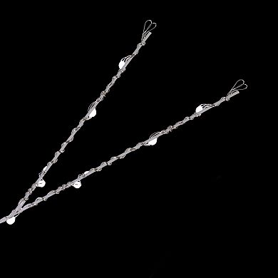 6' LED Lighted White Birch Christmas Twig Tree - Pure White Lights