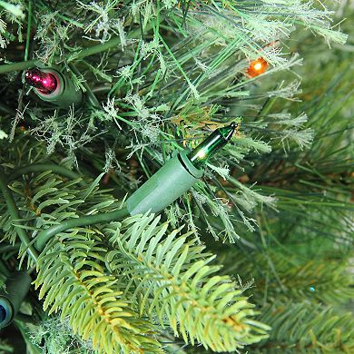 3' Pre-Lit Ashcroft Cashmere Pine Full Artificial Christmas Tree - Multi Dura Lights