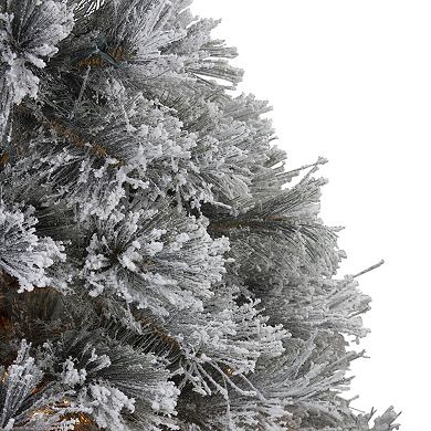 4.5' Pre-Lit LED Black Spruce Artificial Christmas Tree - Clear Lights