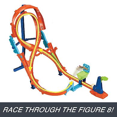 Hot Wheels Vertical Figure-8 Car and Track Set