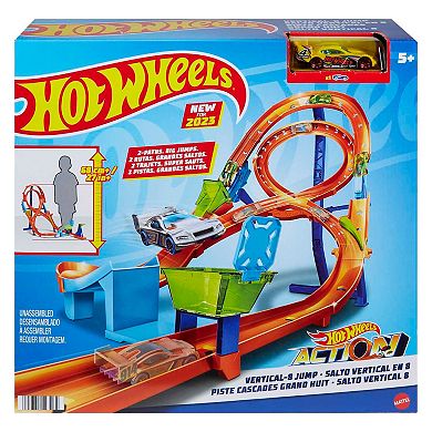 Hot Wheels Vertical Figure-8 Car and Track Set