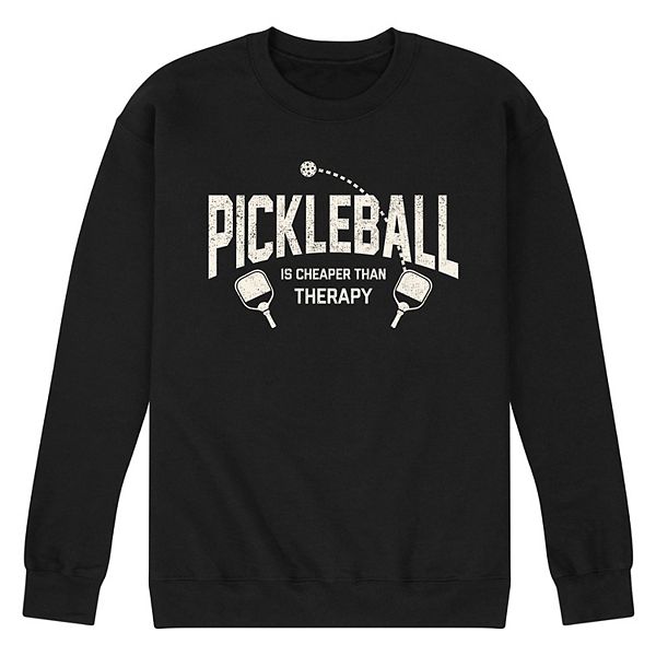 Men's Pickleball Cheaper Than Therapy Sweatshirt