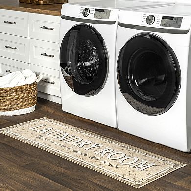 nuLoom Graphic Machine Washable Laundry Mat