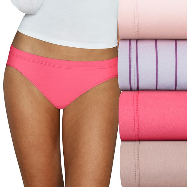 Women's Hanes® Pure Organic Cotton 4-pk. Bikini Panty Set 42HOC4