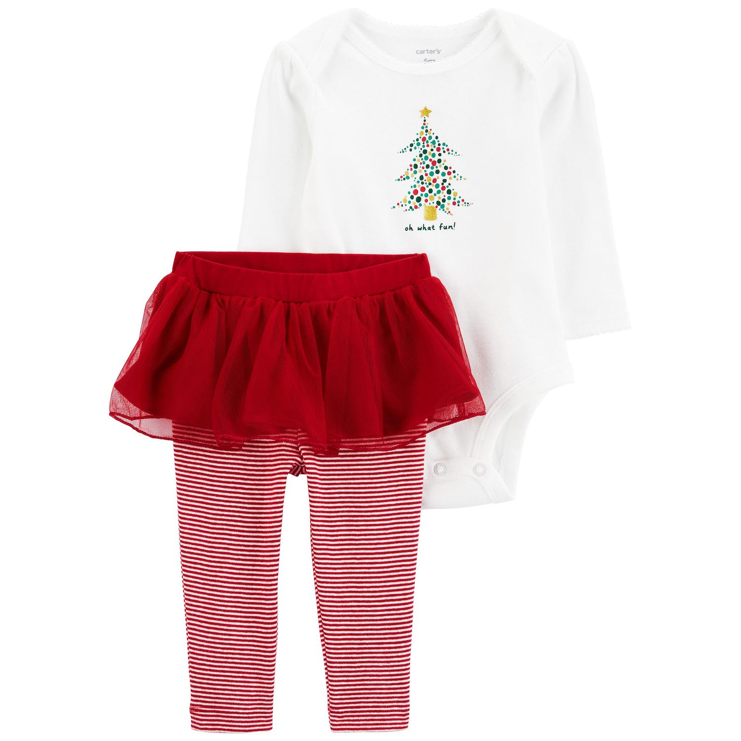 Toddler Baby Girl Christmas Outfit Set – Tops + Tutu Dress & Pants, Animal Print