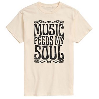 Men's Music Feeds My Soul Tee