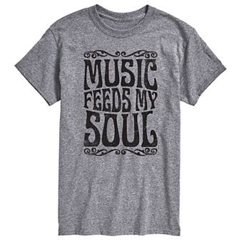 Men's Music Feeds My Soul Tee