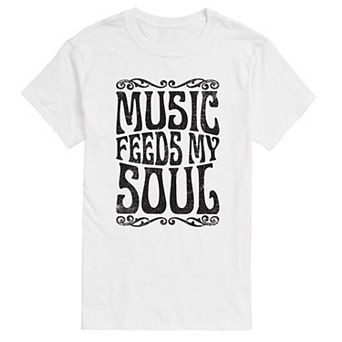 Men's Music Feeds My Soul Tee