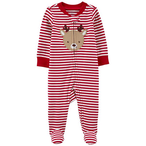 Baby Carter s Reindeer 2 Way Zip Cotton Sleep Play