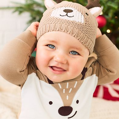 Baby Carter's Reindeer Knit Cap
