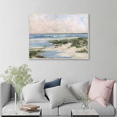 Masterpiece Soft Morning Sea Canvas Art