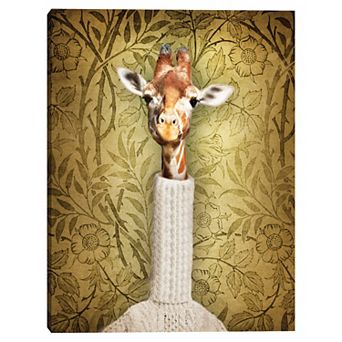 Masterpiece Turtleneck by J Hovenstine Studios Canvas Art