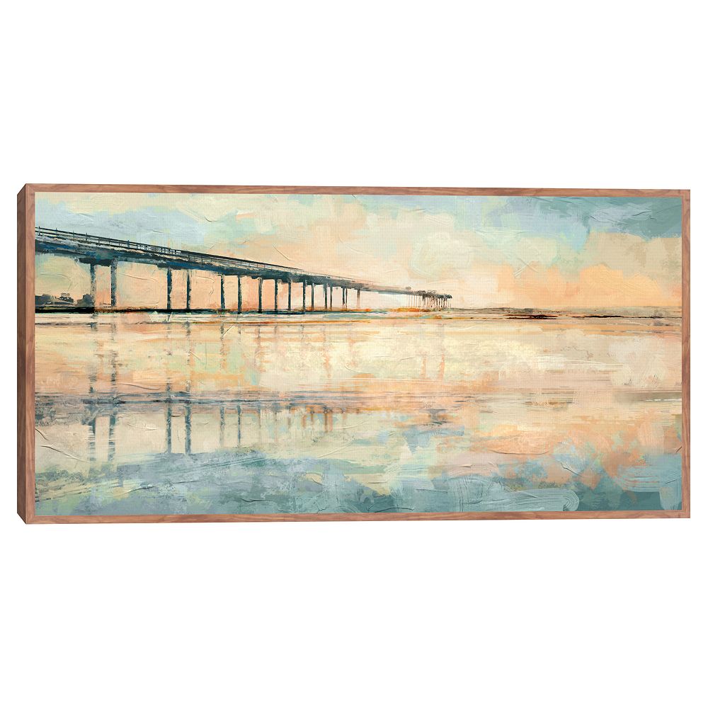 Masterpiece Sunrise Pier Canvas Art