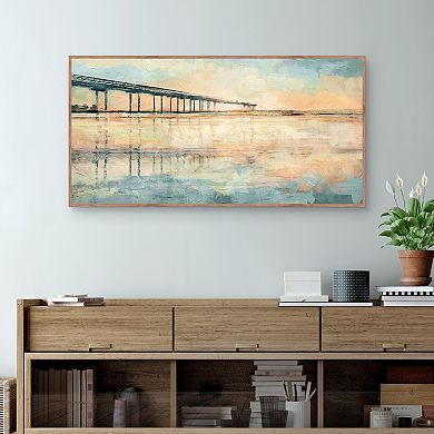 Masterpiece Sunrise Pier Canvas Art