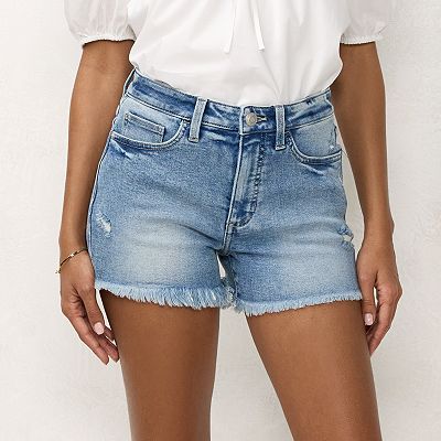 Women s LC Lauren Conrad High Rise Cut Off Shorts