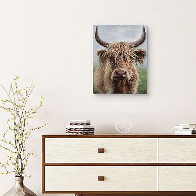 Masterpiece Highland Portrait II by Elaine Marie Cusson Canvas Art