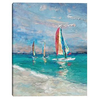Masterpiece Rainbow Sails by Studio Arts Canvas Art