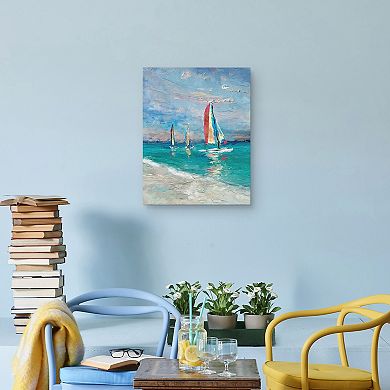Masterpiece Rainbow Sails by Studio Arts Canvas Art