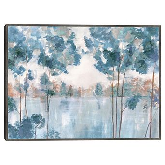 Masterpiece Two Banks by Maya Woods Canvas Art