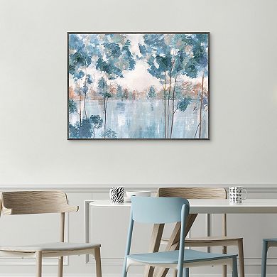 Masterpiece Two Banks by Maya Woods Canvas Art